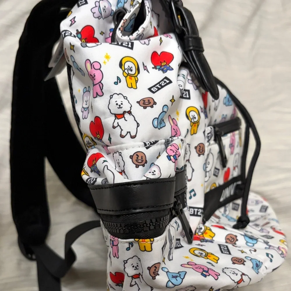 NEW BT21 Character Print Backpack - Picture 9 of 13